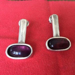 uno de 50 silver zamat earrings